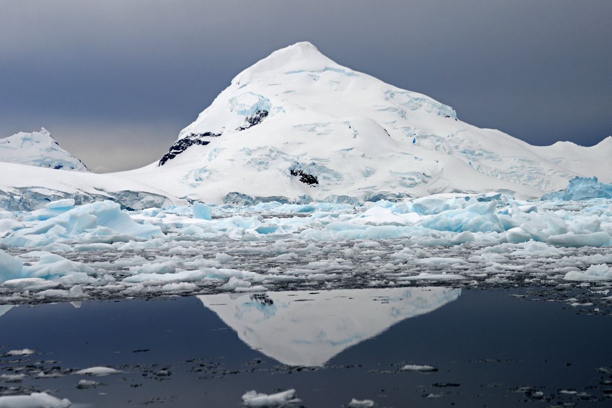 07B Mount Banck Reflected In The Water Of Paradise Harbour From Zodiac On Quark Expeditions Antarctica Cruise